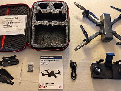 Dron QC-90 GPS Cuadricóptero para principiantes, Maginon