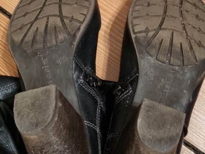 Dark brown boots 28 cm + 7.5 cm Tamaris size 40