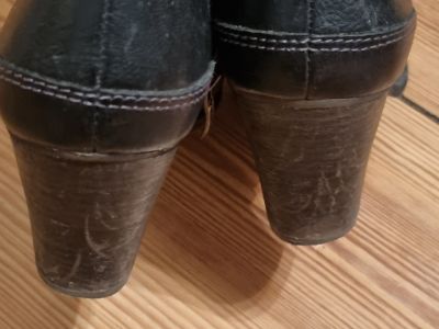 Dark brown boots 28 cm + 7.5 cm Tamaris size 40