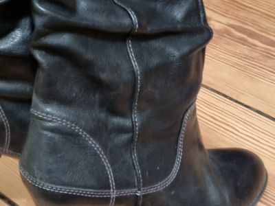Dark brown boots 28 cm + 7.5 cm Tamaris Size 40