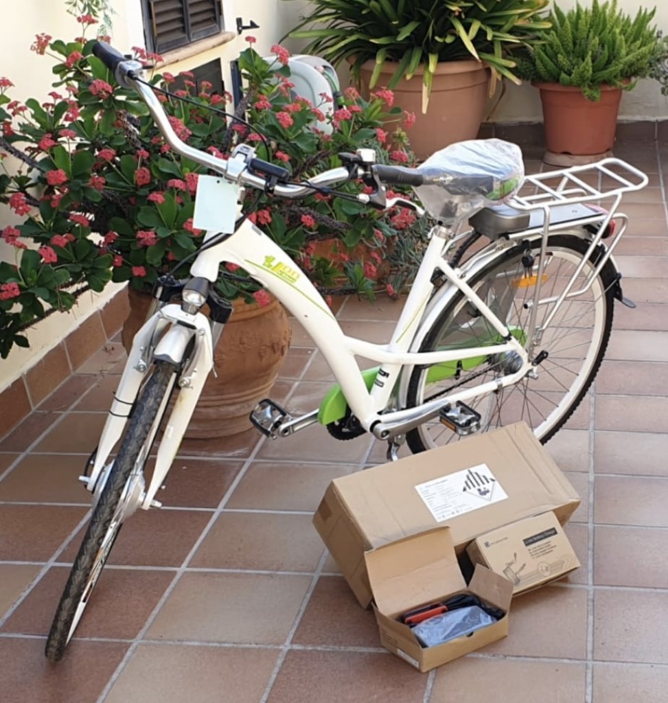 E-bike bicycle NEW for sale: Lion e-Bike city bike.