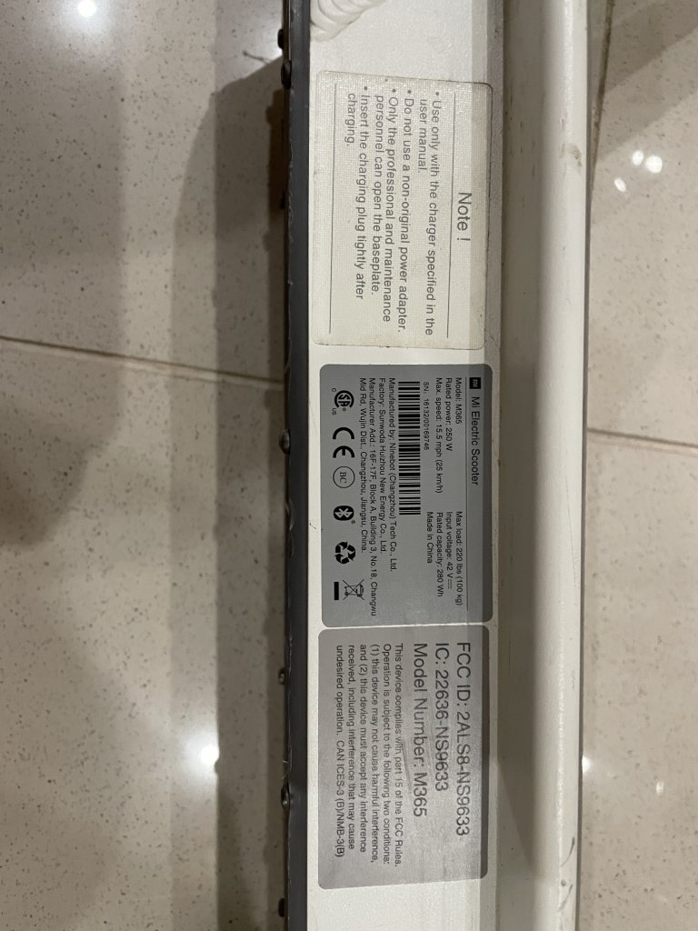 E Scooter Xiamo M365