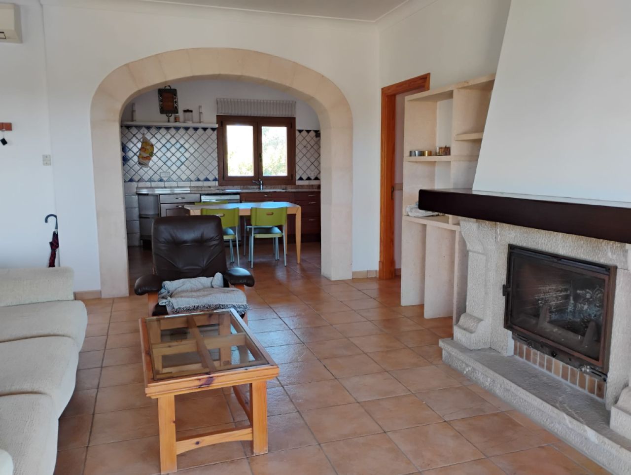 Ebenerdige Finca mit Garage, Pool und traumhaftem Ausblick - Campos - Santanyi