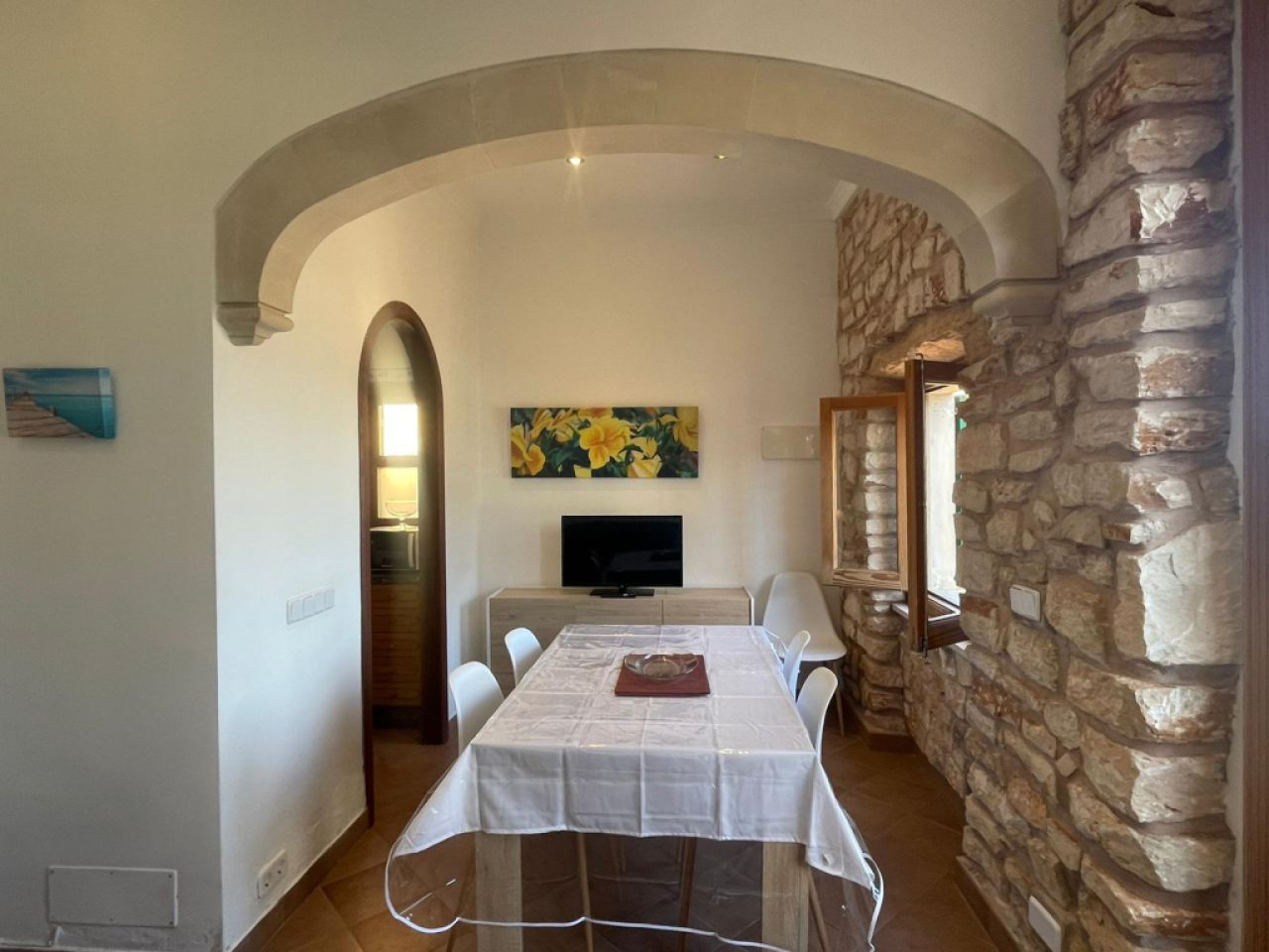Ground-level chalet with garden, holiday license and sea view in Cala Figuera -- CH 48