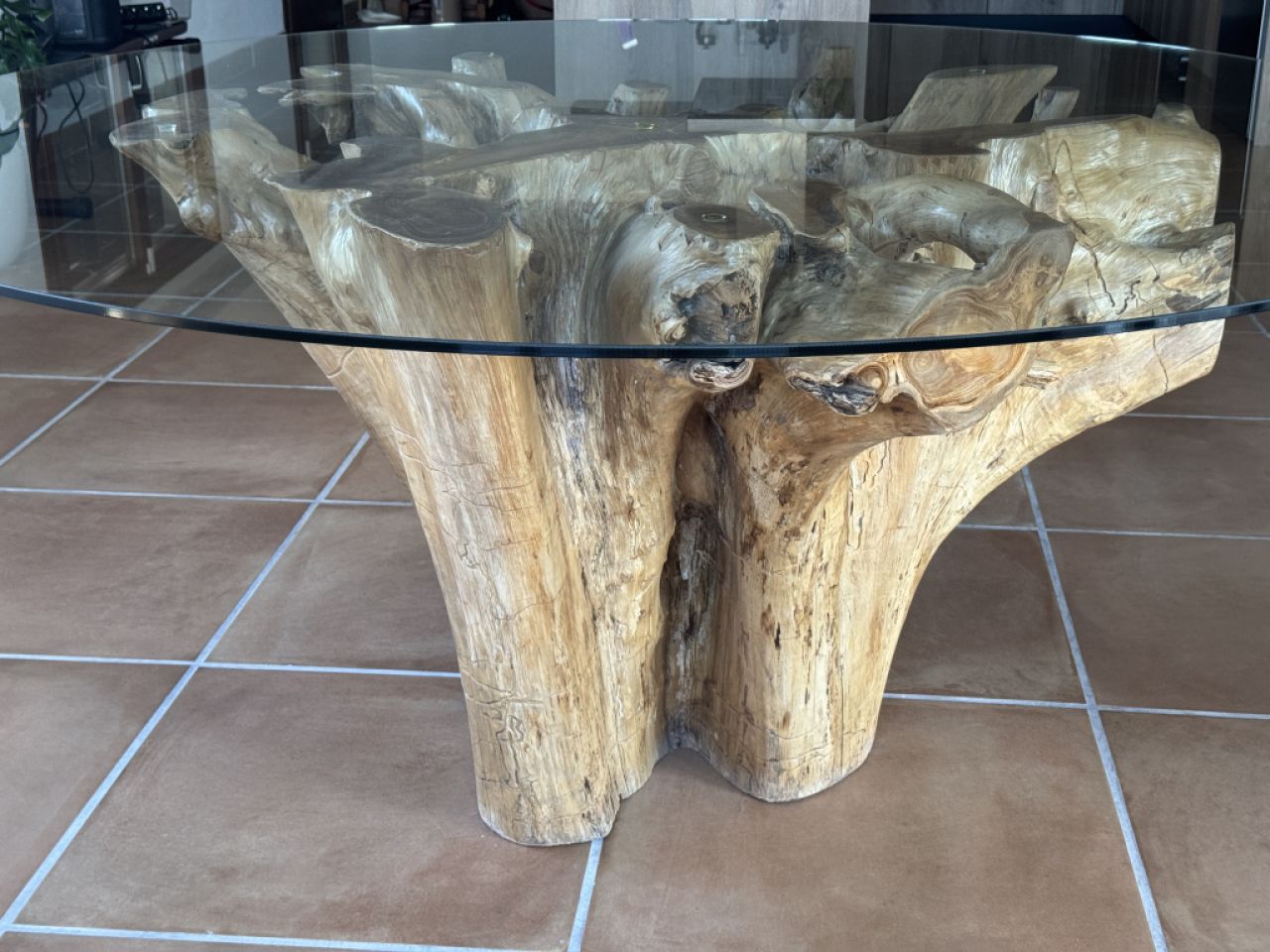 Solid wood table