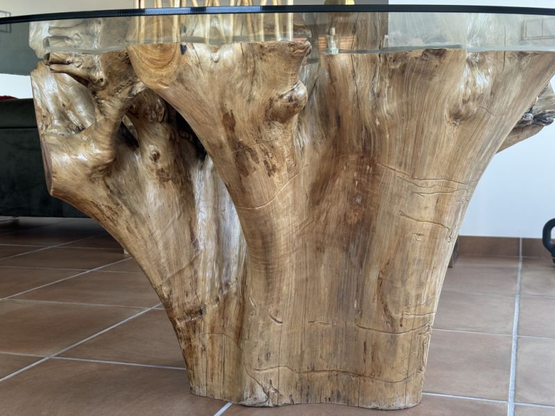 Solid wood table