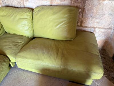 Corner sofa combination (3 pieces + footstool) to give away