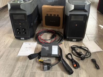 Ecoflow Delta Pro + Zusatzakku & Powerstream 7.400 Wh Balkonkraftwerk Solaranlage PV Anlag