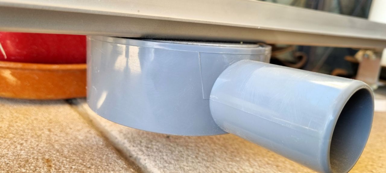 Canaleta de ducha de acero inoxidable 60cm, nueva