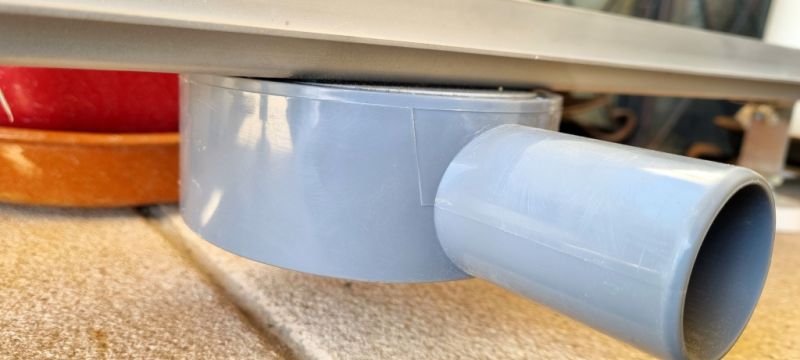 Canaleta de ducha de acero inoxidable 60cm, nueva