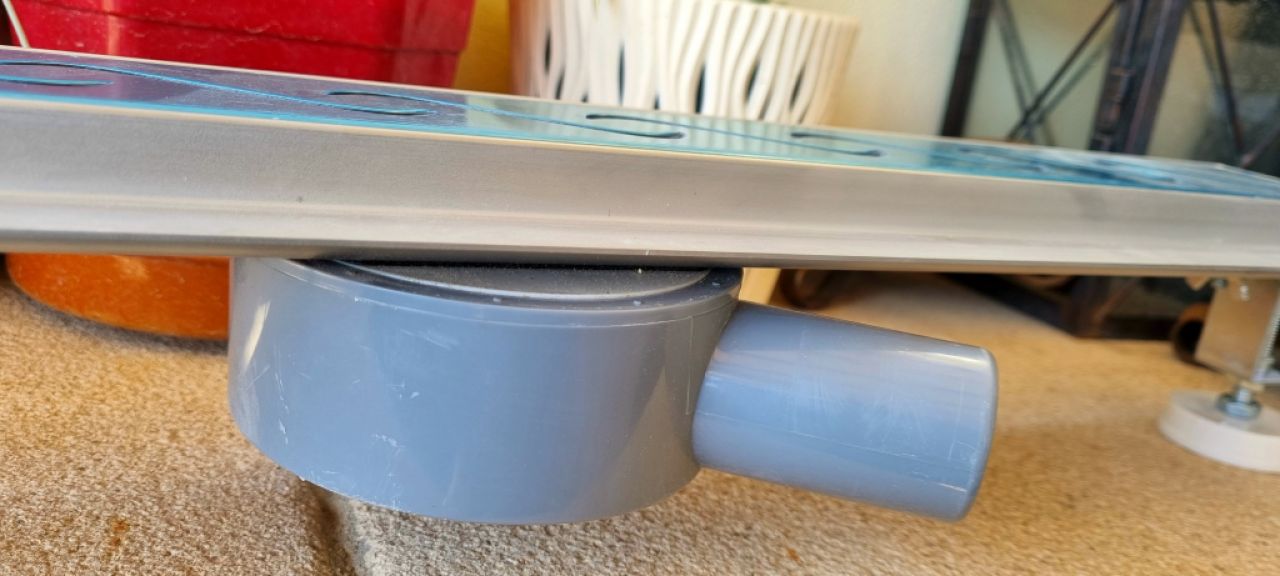 Canaleta de ducha de acero inoxidable 60cm, nueva