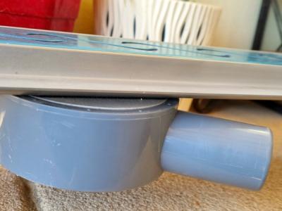 Canaleta de ducha de acero inoxidable 60cm, nueva