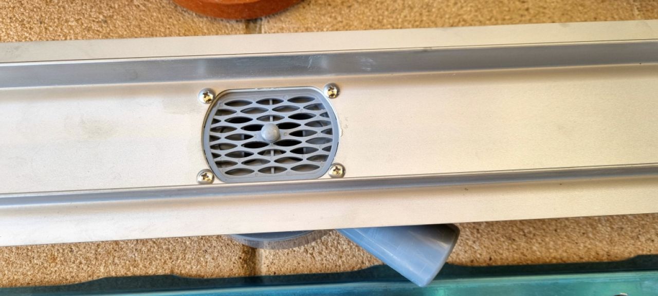 Canaleta de ducha de acero inoxidable 60cm, nueva