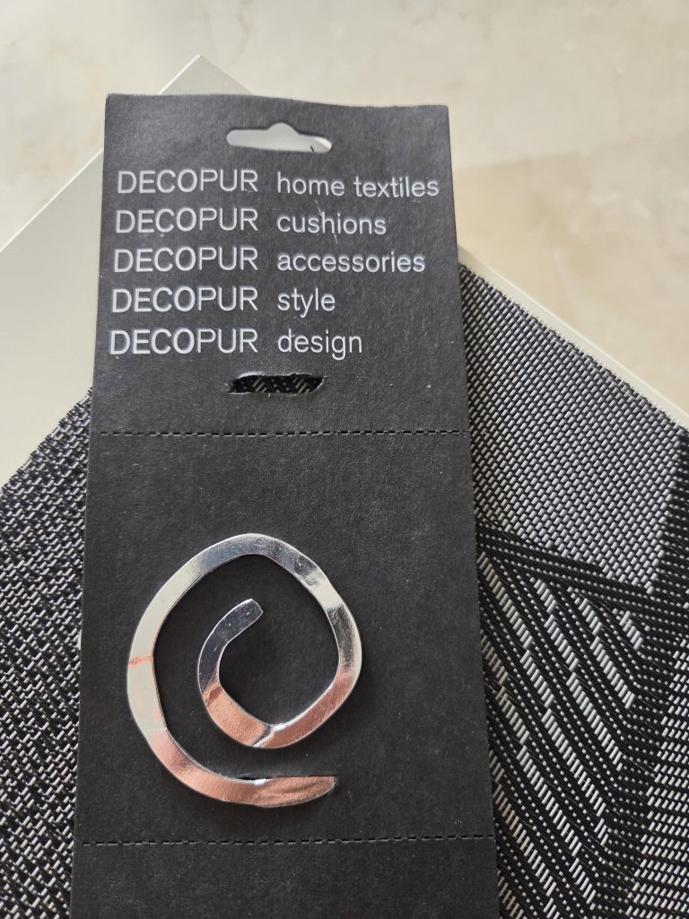 Edles 6er-Set Serviettenringe der Premium-Marke DECOPUR