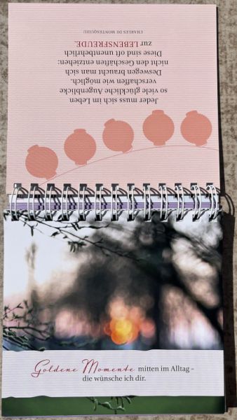 A spiral display that brings good wishes every day