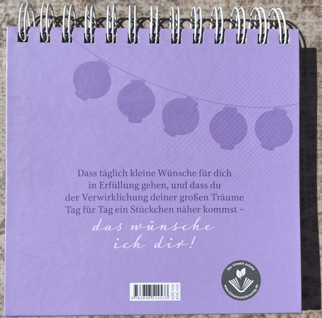 A spiral display that brings good wishes every day