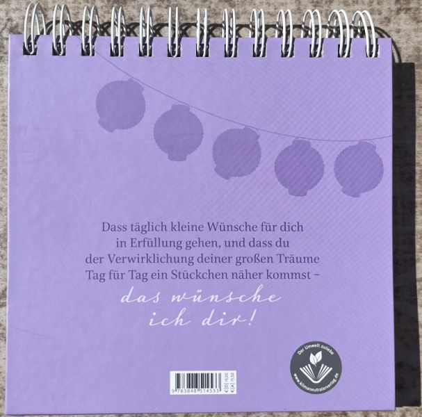 A spiral display that brings good wishes every day