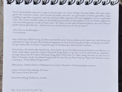 A spiral display that brings good wishes every day