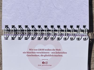 A spiral display that brings good wishes every day