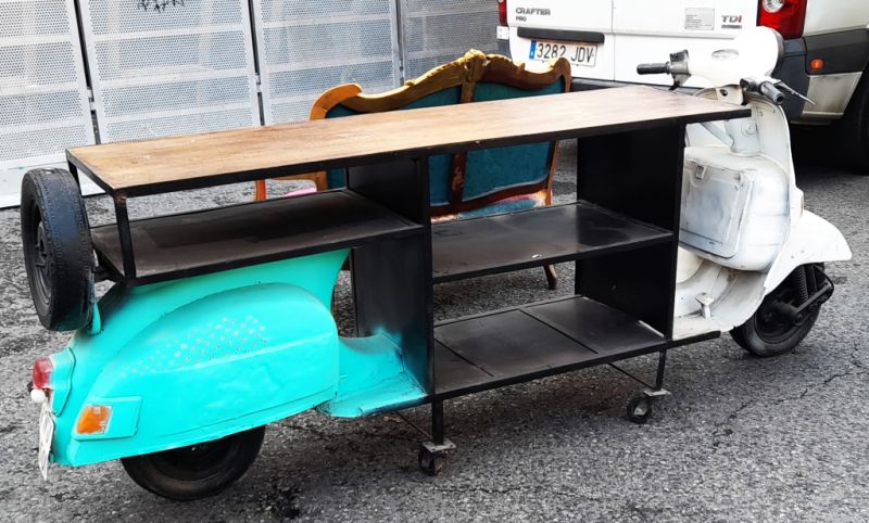 Unique Moped Furniture Piece