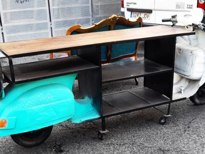 Unique Moped Furniture Piece