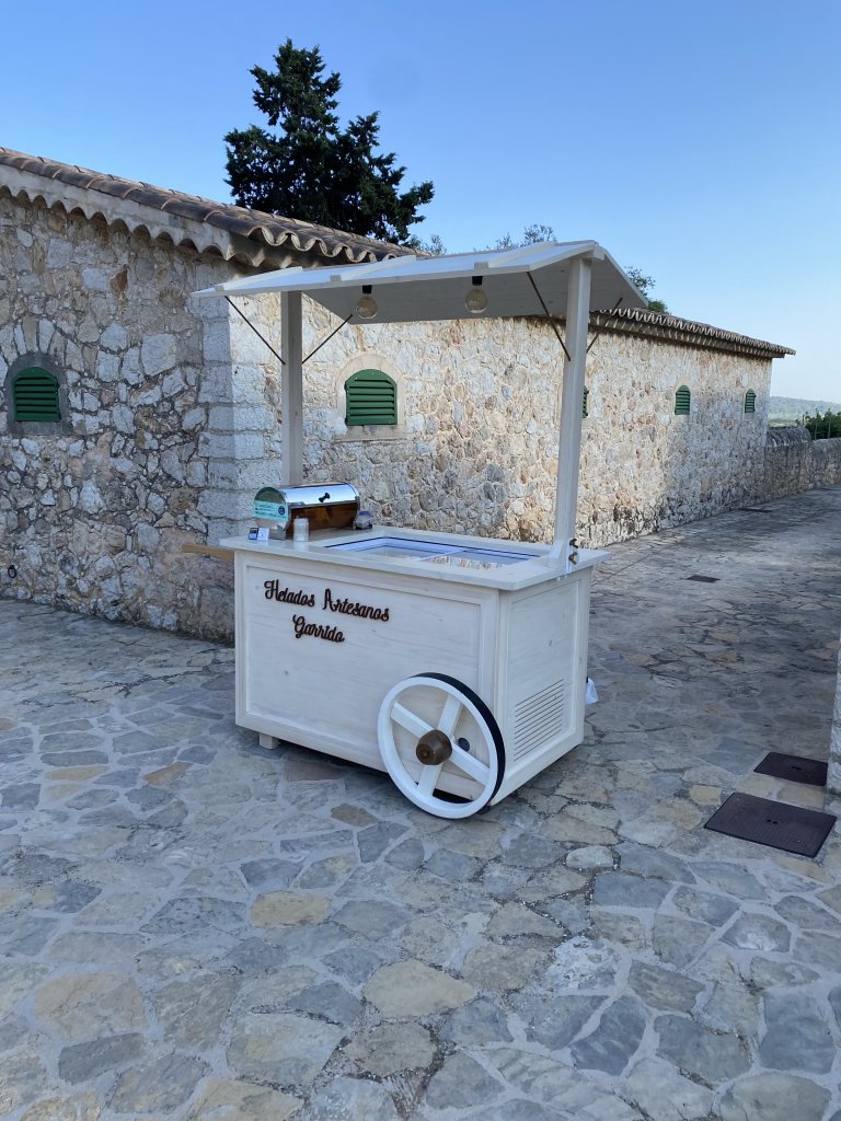 Artisanal Ice Cream Cart for Events and Celebrations