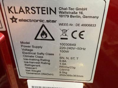 Eiswürfelmaschine Klarsein