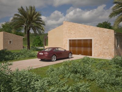 Elegante Neubaufinca mit Heizung, AC, Garage und Pool bei Porreres --- F 70