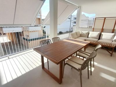 Elegantes Apartment mit grosser Terrasse und Teilmeerblick in Colonia St Jordi -- AP 153