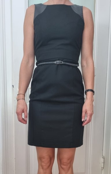 Elegantes kurzes Kleid schwarz, Orsay Gr. 36
