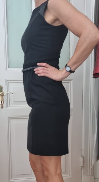 Elegantes kurzes Kleid schwarz, Orsay Gr. 36