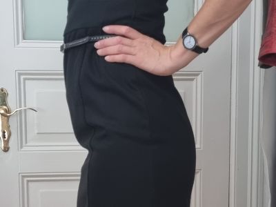 Elegantes kurzes Kleid schwarz, Orsay Gr. 36