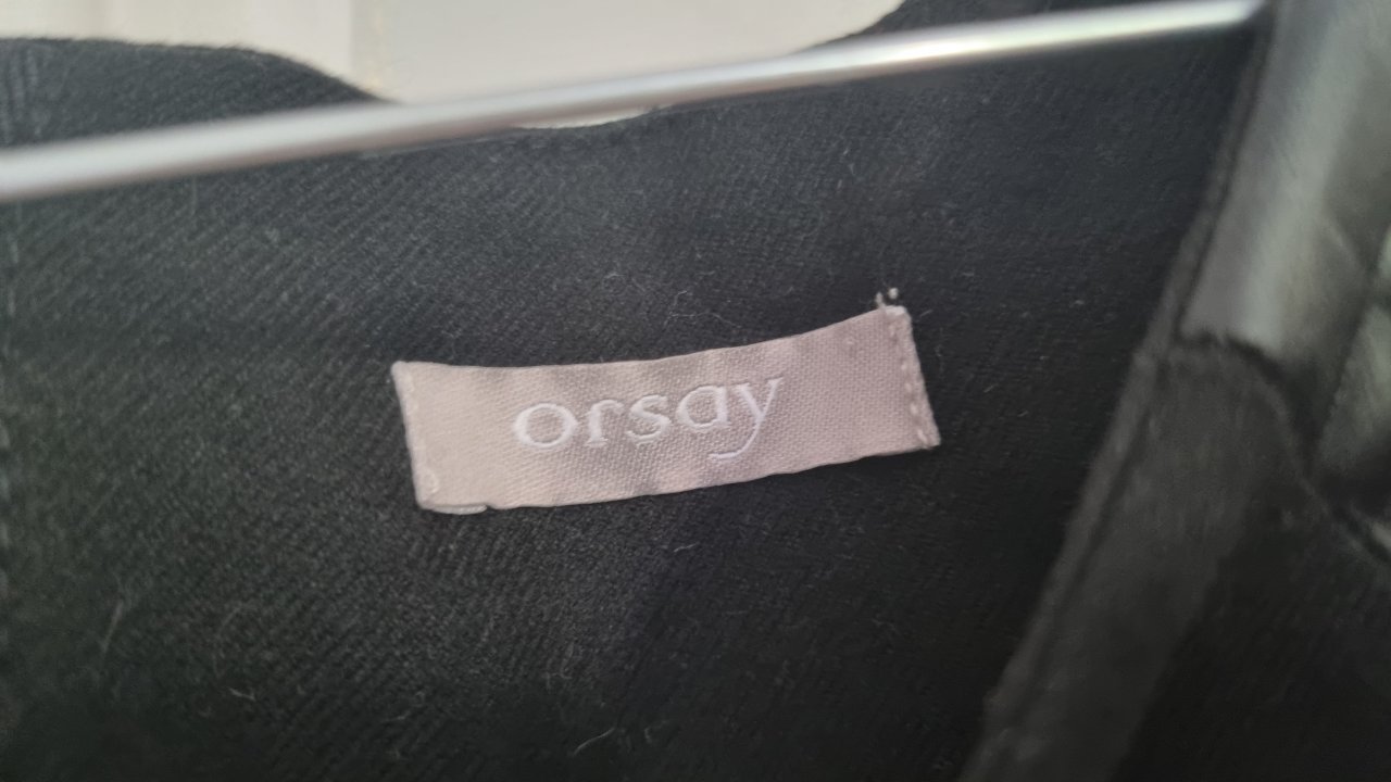 Elegantes kurzes Kleid schwarz, Orsay Gr. 36