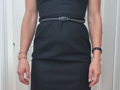 Elegantes kurzes Kleid schwarz, Orsay Gr. 36