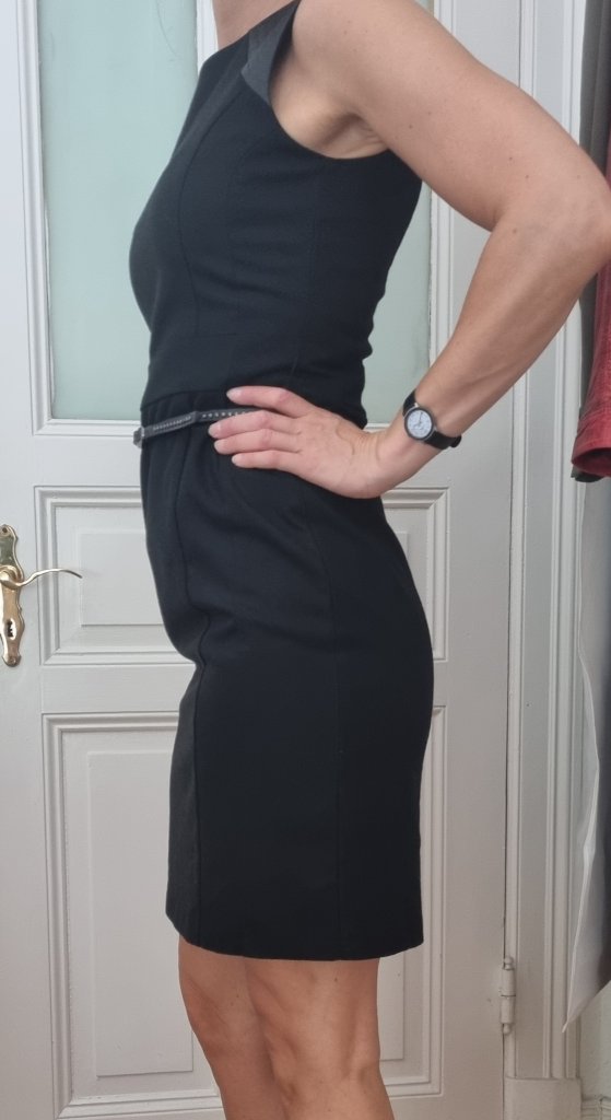 Elegantes kurzes Kleid schwarz, Orsay Gr. 36