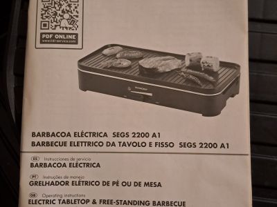 Elektro Tisch-und Standgrill SilverCrest NEU!