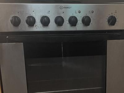 Electric stove with ceramic hob