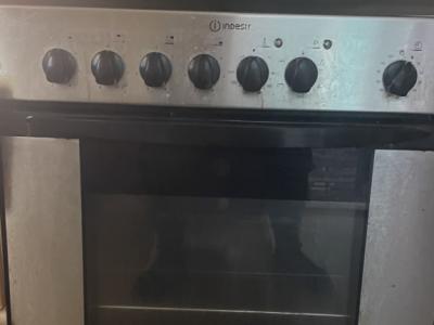 Electric stove with ceramic hob