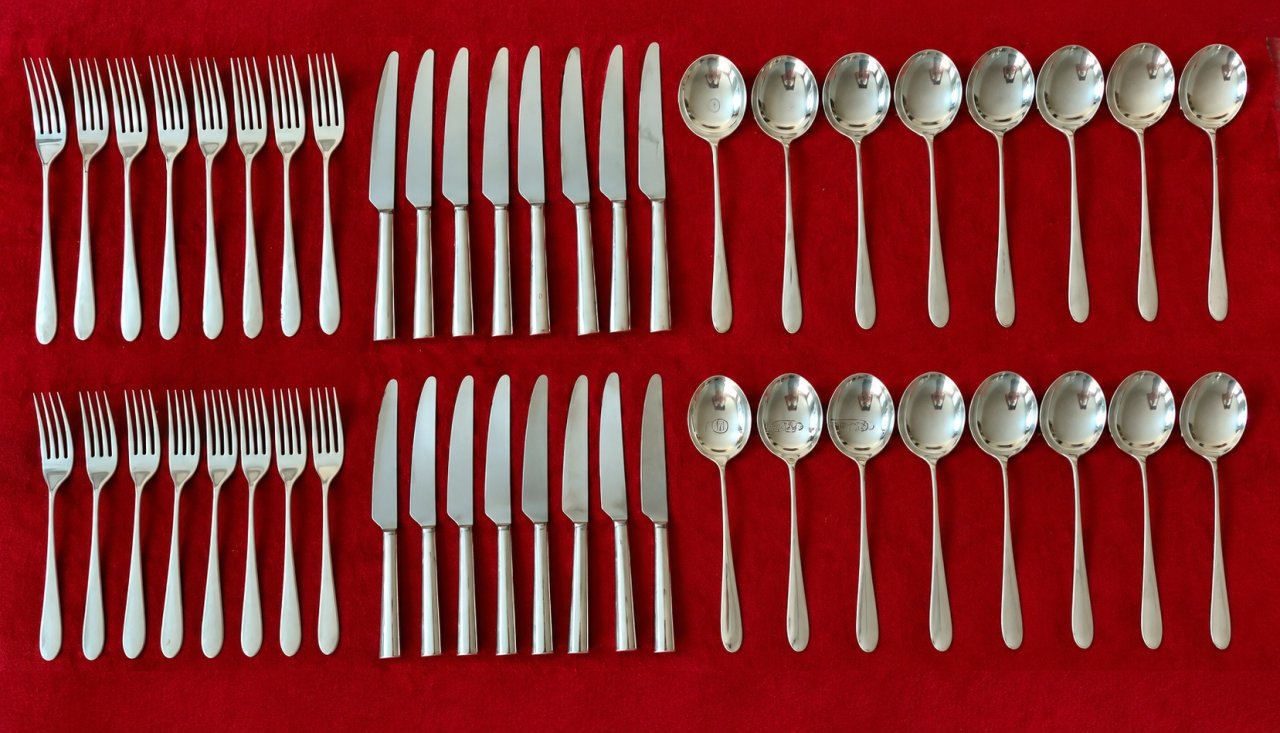 Cubiertos Elkington Plate Inglaterra / 48 piezas