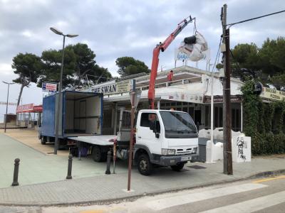 Vaciados, desmontes y derribos. Leerung, Räumung und Abbruch.