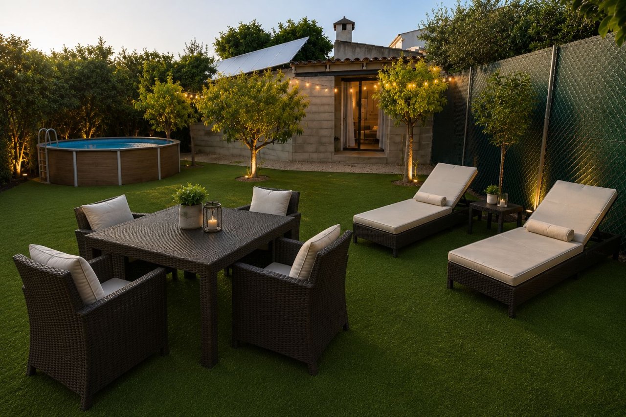 ENZÜCKENDES Apartment in RUSTIKALER FINCA MIT PRIVATEM GARTEN, PARKPLATZ UND SOLARANLAGE – MANACOR