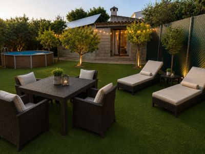ENZÜCKENDES Apartment in RUSTIKALER FINCA MIT PRIVATEM GARTEN, PARKPLATZ UND SOLARANLAGE – MANACOR
