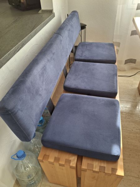 Esstisch mit Bank und Stühlen - Massivholz