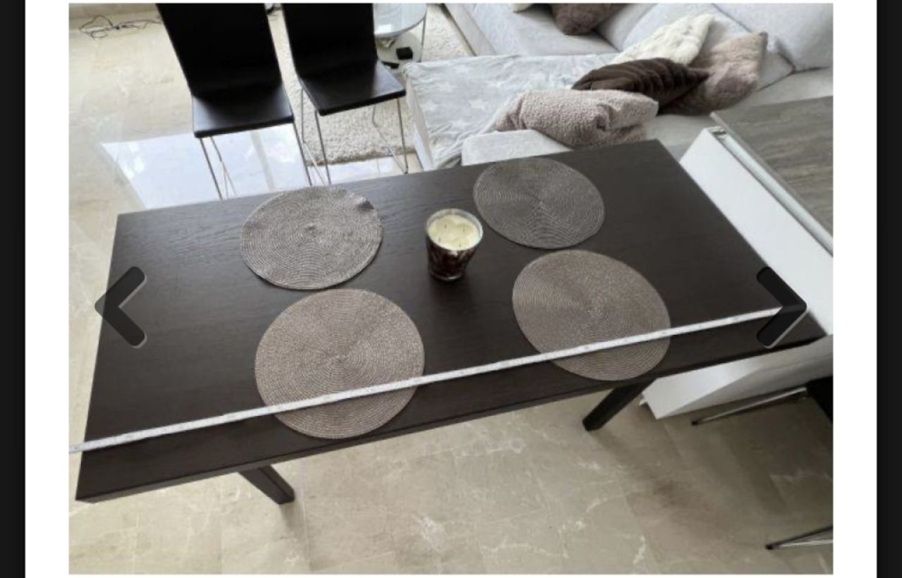 Esstisch Wohnzimmertisch holz dunkel ca. 170x80 cm neuwertig