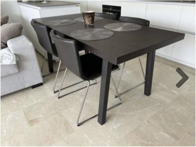 Esstisch Wohnzimmertisch holz dunkel ca. 170x80 cm neuwertig