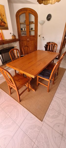 Esszimmer Tisch inkl.6 Stühlen, Preis VB
