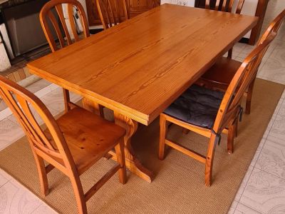 Esszimmer Tisch inkl.6 Stühlen, Preis VB