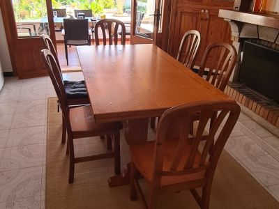 Esszimmer Tisch inkl.6 Stühlen, Preis VB