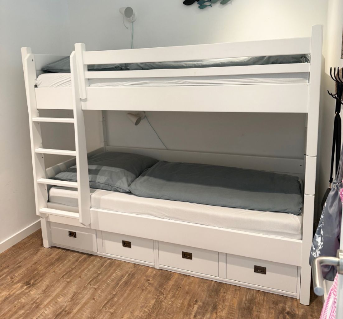 Etagenbett 211 x 167 cm in Weiß