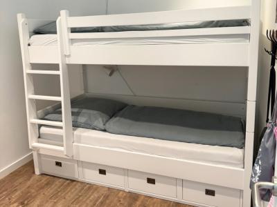 Etagenbett 211 x 167 cm in Weiß